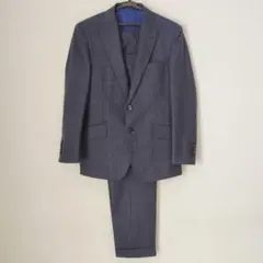 美品 カノニコ スーツ セットアップ 紺 グレンチェック 希少サイズ S 日本製
