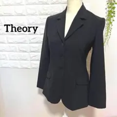 Theory テーラードジャケット 黒 スタイルアップ レディース Ｍ 美品