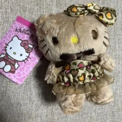 ヒョウ柄キティ　ヒョウ柄　ギャル　ストラップ　キーホルダー　キティ　yk2