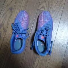 adidasサッカー. フットサルシューズ 青/オレンジ　サイズ jp24cm