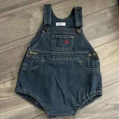 Polo Baby ダークデニムロンパース80センチ