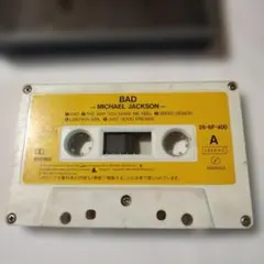 マイケル・ジャクソン BAD カセットテープ