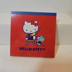サンリオ　ハローキティ　レトロ　スクエアメモ