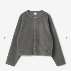 ORCIVALフリースクルーネックカーディガン