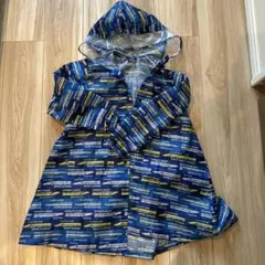 新幹線柄　レインコート　キッズ