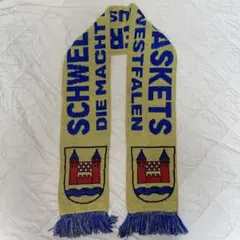 マフラー サッカー イエローとブルー