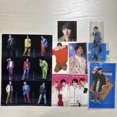 SnowMan アクリルスタンド、ファイル、厚紙セット