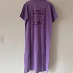 新品.タグ付.VANS×x-girl.レディース.Tシャツワンピース.半袖.S.