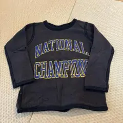 ナショナルチャンピオン 長袖Tシャツ 黒　リバーシブル