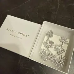 STELLA BRIDAL クリスタルイヤリング