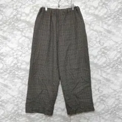 サマンサモスモス SM2 カジュアルパンツ チェック柄 イージーパンツ