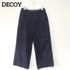 DECOY/デコイシンス1981/ワイドパンツ／ネイビー