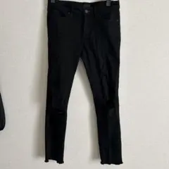 切りっぱなしダメージスキニージーンズ