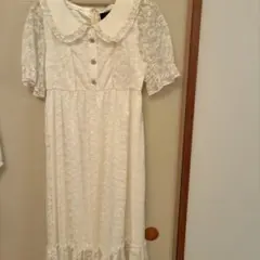 新品タグ付き》トッコクローゼット♡ パール釦パネルライン襟付き 