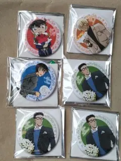 名探偵コナン　トムス　花束　缶バッジ　纏め売り