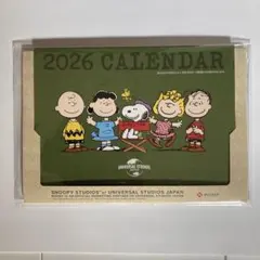 2026年　スヌーピー　卓上カレンダー　ニッセイ