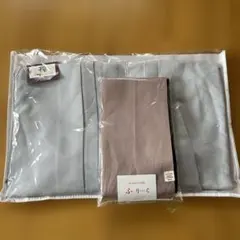 レディース　袴(淡いグレー色)と帯(淡いくすみカラーなピンク色) ２点セットのサムネイル