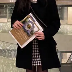 着用1回！！！！ハウンドトゥースミニスカート(着用写真有り)