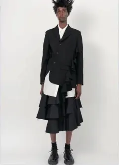 最終価格）COMME des GARÇONS ブラックフレアスカート BLACK COMME des GARCONS（ブラックコムデギャルソン）ロング