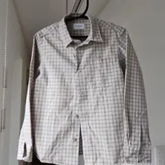 ARCH&LINE チェック柄 長袖シャツ 125-135