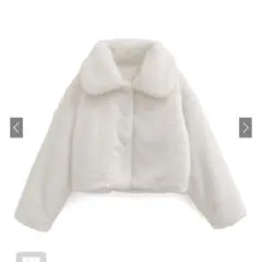 三上悠亜 ファージャケット GRL [kd101] アイボリー