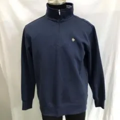 U086K メンズ スウェット 刺繍 紺 秋冬 POLO 3/5