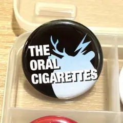 THE ORAL CIGARETTES レア缶バッジ (黒×シカ)