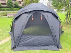 ドームテントCommander 185 黒いテント ブラックキャンパーにオススメ 新幕】【MOBI GARDEN COMMANDER185】ブラックドーム 新幕 設営