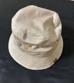 未使用★バケットハット　ベージュ綿100フリーサイズ