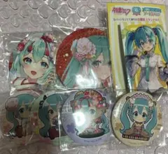 初音ミク エンジョイ大阪 京都 缶バッジ