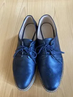 最終価格 ZARA ネイビー オックスフォードシューズ