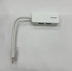 エレコム USB3.0 ハブ 3ポート バスパワーU3H-K315BWH