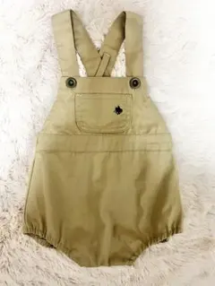 POLO BCS Baby ベビーサロペットロンパース　ベージュ 80サイズ