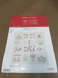 ホビーラホビーレ パリ便りのステッチクロス 図案のサムネイル