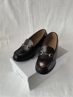 HARUTA ヒールアップビットローファー #477