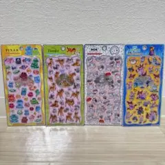 プチドロップステッカー　ディズニー　ピクサー　バンビ　101匹　ズートピア２