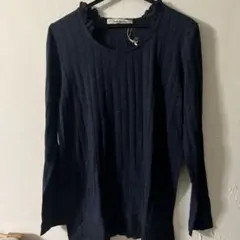 pual ce cin ネイビー長袖トップス