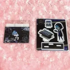 ツイステ クラブウェア アクリルスタンド 缶バッジ ボドゲ部 アズール