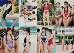 ④西田ひかる水泳大会水着写真Lサイズ18枚