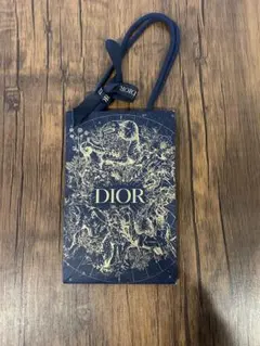 Dior ショップ袋 ネイビー