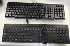 サンワサプライ、DELL USB有線キーボード2台セット