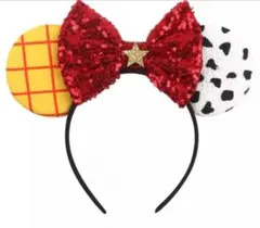 【新品未使用】トイストーリー風/スパンコールカチューシャ