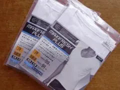 パワフル消臭！MXP 半袖アンダーシャツ 2枚組♪M マキシフレッシュプラス白③
