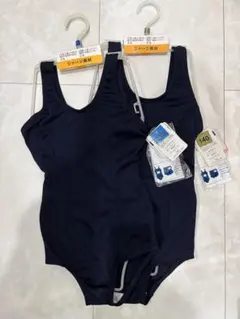 ネイビー スクール水着 130.140 2着セット