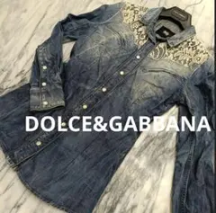 h007r126 ドルチェ&ガッバーナ　デニムジャケット　ヴィンテージ　D&G