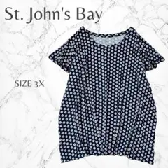 聖約翰灣 法式短袖 小碎花 短袖襯衫 3L-4L 相當