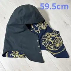 溶接頭巾　No.123 和柄　風神雷神　頭囲59.5cm