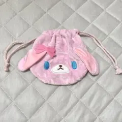 サンリオ シュガーバニーズ ふわふわ巾着 ももうさ ガチャガチャ