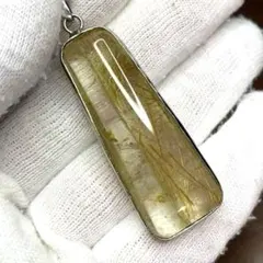 【高品質】【ルチルクォーツ 】【天然 パワーストーン】925 1点物❣️