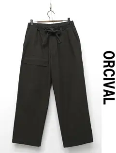 I508/美品 ORCIVAL カーゴイージーパンツ ワイド カツラギツイル 4のサムネイル